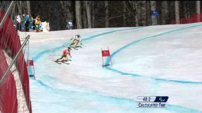 Melissa Perrine (1st run)| Women's giant slalom visually impaired | Alpine skiing | Sochi 2014