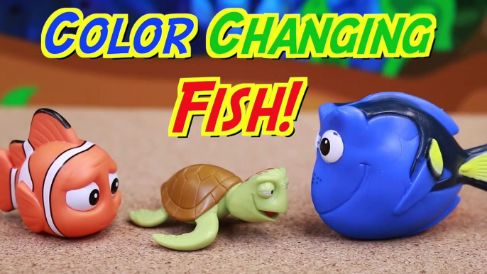 Finding Dory Color Changing Hank Multi-Color Octopus Fish with Finding Nemo and Marlin wit