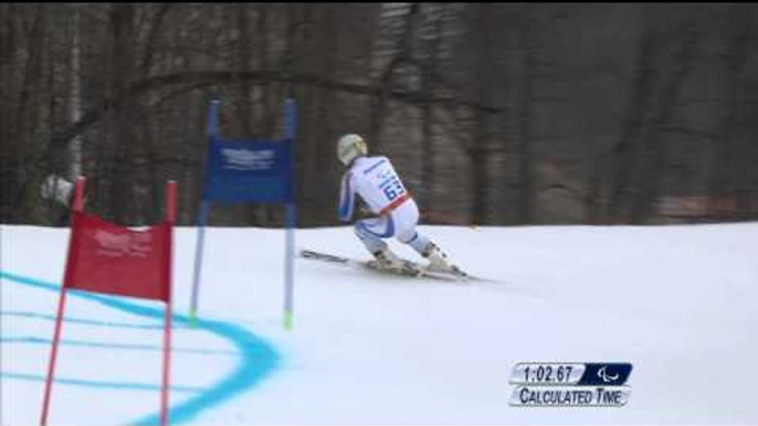 Jugoslav Milosevic (1st run) | Men's giant slalom standing | Alpine skiing | Sochi 2014 Paralympics