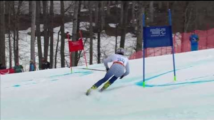 Alexander Alyabyev (1st run) | Men's giant slalom standing | Alpine skiing | Sochi 2014 Paralympics