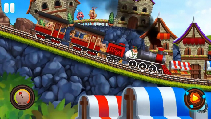 Fun Kids Train Racing Games - Racing & Adventure - Videos Games for Kids - Girls - Baby An