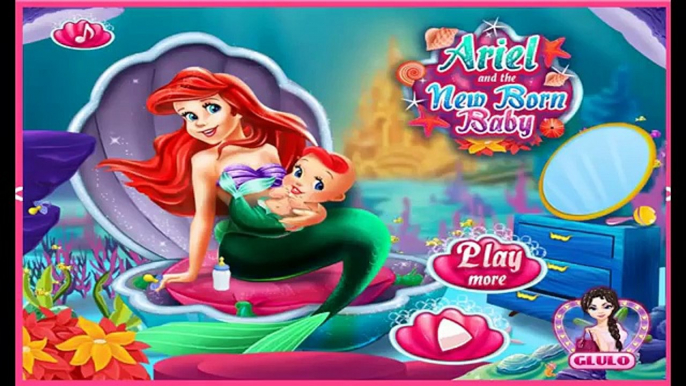 Ariel Princess Newborn Baby Ariel Feeding Baby Cartoon Games For Girls