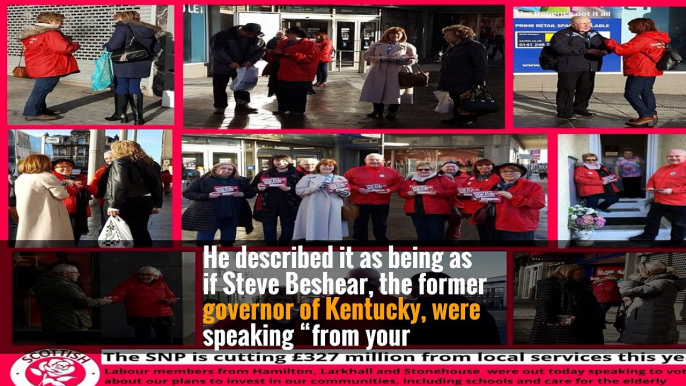 He described it as being as if Steve Beshear, the former governor of Kentucky, were speaking “from your