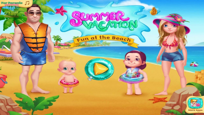 Baby and Animals Care - Fun At The Beach - Summer Vacation Kids Games - Android Gameplay V