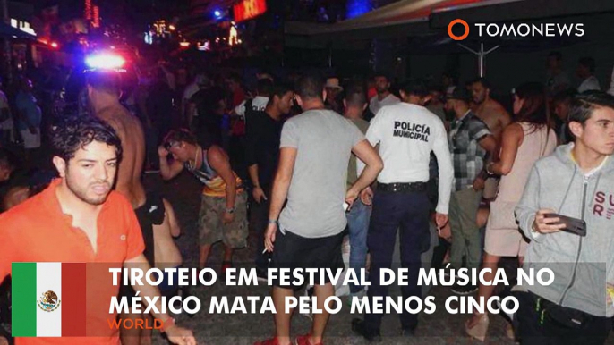 Tiroteio em festival de música no méxico mata pelo menos cinco pessoas.