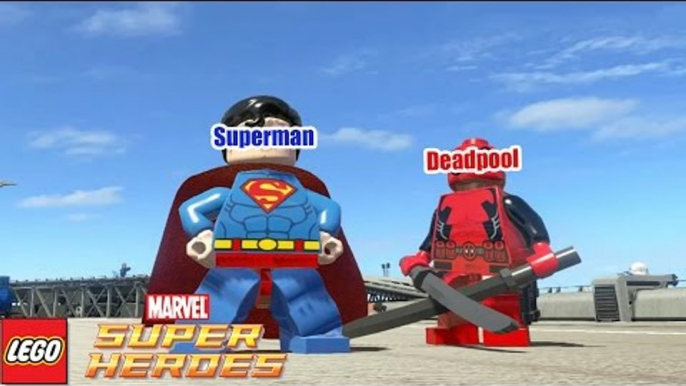 Spiderman, Ironman, Superman, Batman, Deadpool X-Force - LEGO Marvel Super Heroes MOD