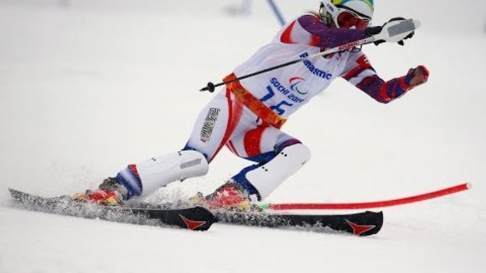 Petra Smarzova (2nd run) | Women's slalom standing | Alpine skiing | Sochi 2014 Paralympics