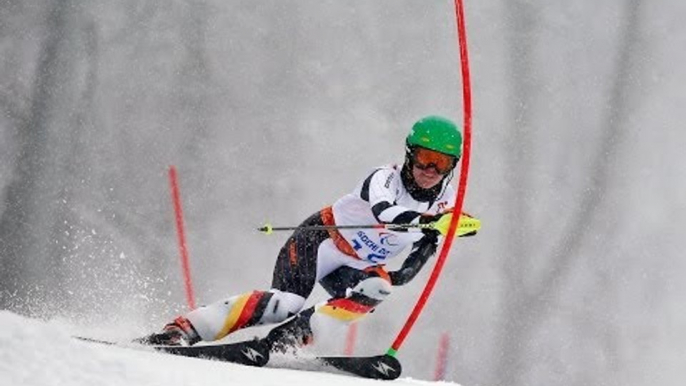 Andrea Rothfuss (2nd run) | Women's slalom standing | Alpine skiing | Sochi 2014 Paralympics