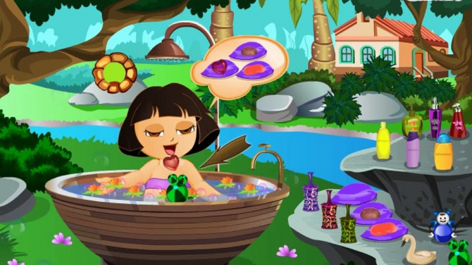 Cute Dora Bathing Game - New Dora Games - Fun Baby Bathing Games for Little Girls