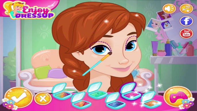 Princess Elsa and Anna Spring Fashion - Disney Frozen Princess Dress Up & Make Up Games Fo