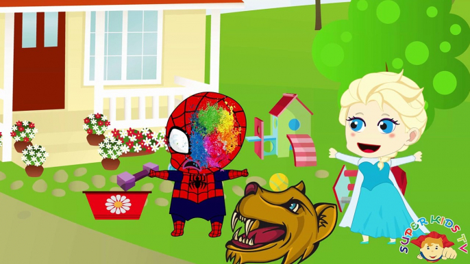 Pj Masks Paw Patrol Spiderman and Frozen Elsa Stuck Up Dress Prank! Elsa Superheroes In Re