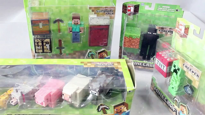 Minecraft huevo sorpresa gigante juguetes unboxing Géant œufs surprise Minecraft jouets un