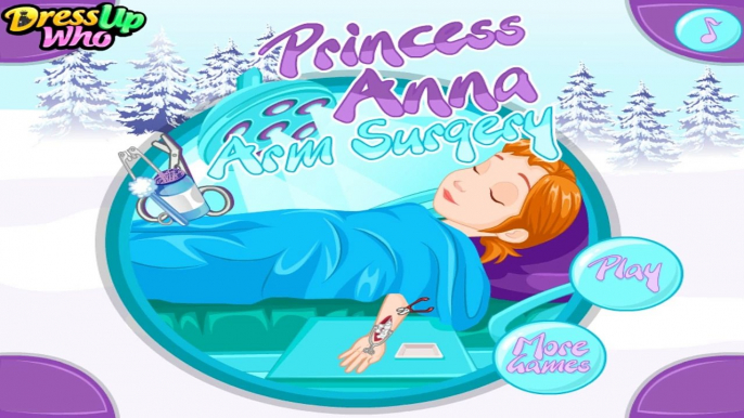 Princess Anna Arm Surgery: Disney princess Frozen - Best Baby Games For Girls