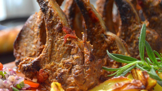 lamb chops recipe , mutton chops , how to cook lamb chops , grilled lamb chops recipe.