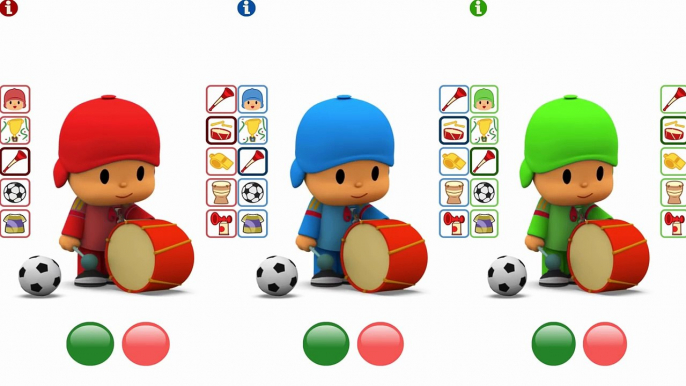 Baby Learn Colors with My Talking Pocoyo Colours for Kids Animation Education Cartoon Comp