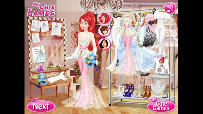 Disney Wedding Fashion Week | Disney Princess Ariel Belle Pocahontas And Jasmine Dress Up