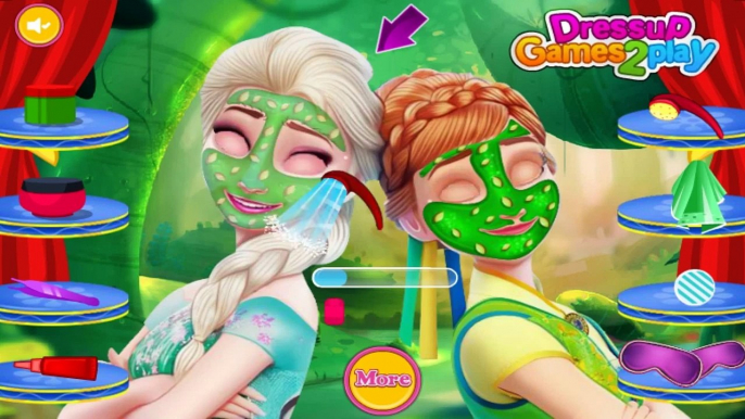 Disney Frozen Games - Frozen Sisters Elsa and Anna Facial - Baby Videos Games For Girls