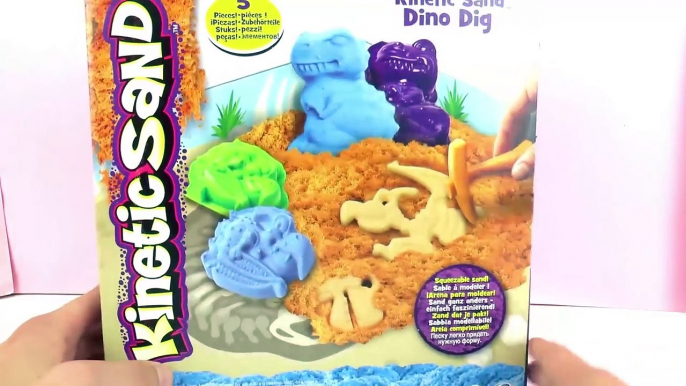 KINETIC SAND 动力沙 彩色 仿真 泥土 粘土 健康 DINO DIG 挖掘 小恐龙 DIY 套装 展示 2