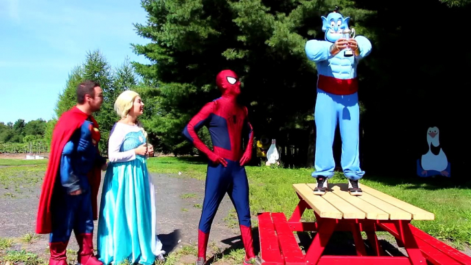 Is Frozen Elsa OK! w_ Spiderman Joker Bad Baby Maleficent Pink Spidergirl Superman! Superhero Fun-__2pk