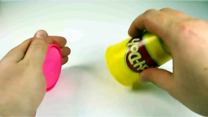 Peppa Pig Play Doh Stop Motion Animation Peppa Stacking Cups Surprise Eggs PlayDough Huevo