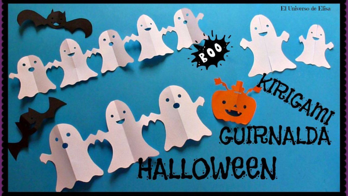 Decora tu Cuarto en Halloween con Fantasmas de Papel, Decoración Halloween - Día de los Muertos