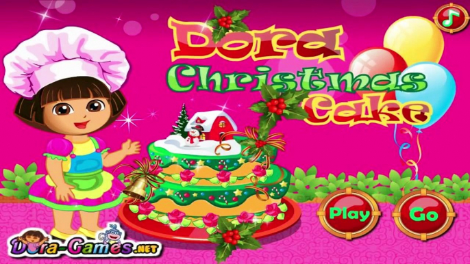 Dora Cooking Christmas Cake Game - Cooking Games - Dora Games