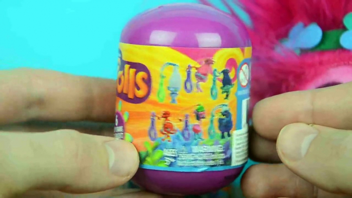 HUGE Trolls Movie Surprise Car Toy Surprise Eggs Girl Toys Slime Baff Dreamworks Kinder Pl