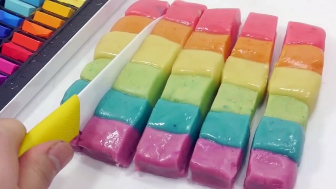 DIY How To Make Colors Pastel Squishy Flour Clay Slime Toilet Jelly Poop Toy Surpsie - Kid