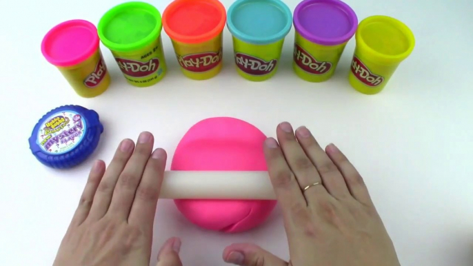 Play Doh Peppa Pig and Giant Bubble Gum Hubba Bubba Modeling Clay for Kids Modelling ToyBoxMagic-5LY