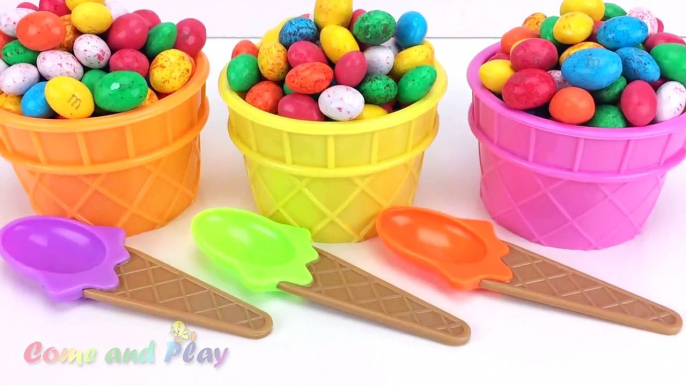 Giant M&M Ice Cream Surprise Toys Chupa Chups Chocolate Kinder Surprise Paw Patrol Learn Colors Kids-4