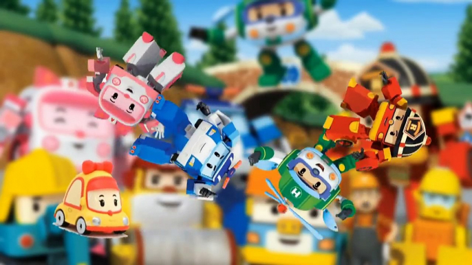 Robocar Poli mini cartoon Family Finger Roy Amber Helly Mini. Robocar Poli