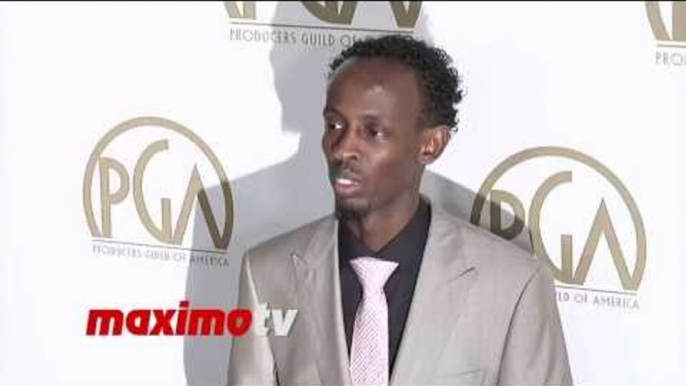 Barkhad Abdi  2014 PGA Awards Red Carpet Arrivals