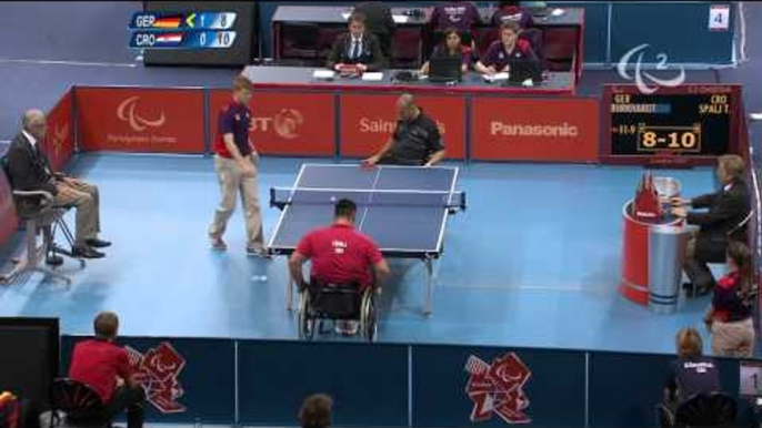 Table Tennis - GER versus CRO - Men's Singles - Class 4 Group A - London 2012 Paralympic Games
