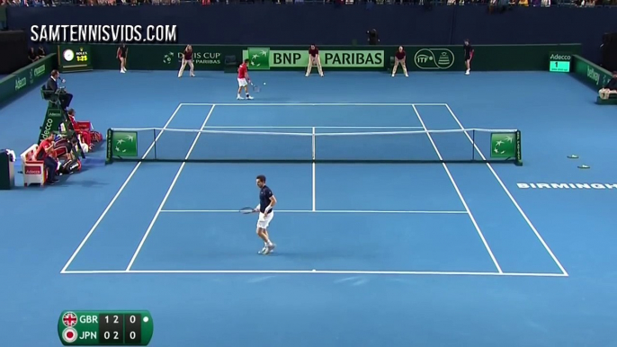 Andy Murray Vs Kei Nishikori - Davis Cup 2016_15