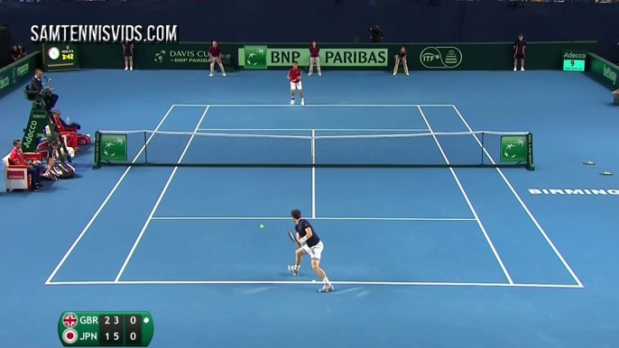 Andy Murray Vs Kei Nishikori - Davis Cup 2016_40