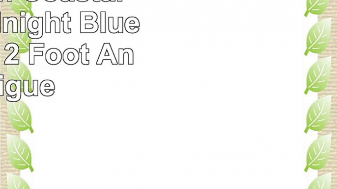 WellnessMats Estates Collection Coastal Series Midnight Blue Moire 3 x 2 Foot AntiFatigue