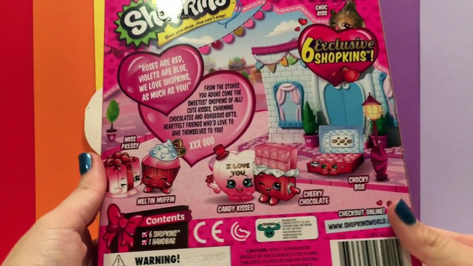 Shopkins Sweet Heart Collection Valentines Day Holiday Set with 6 Exclusives