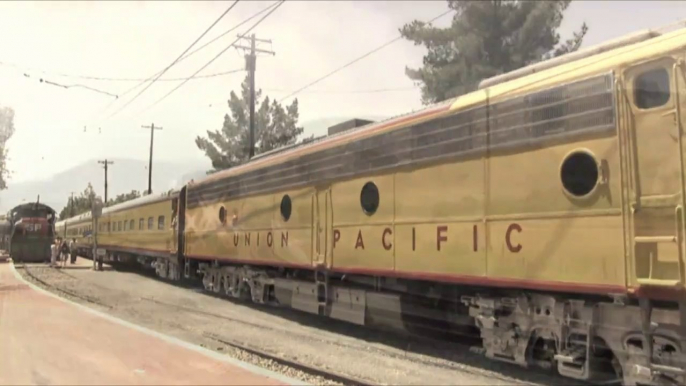 Amtrak Special Train! AMTK 156 Over Tehachapi Loop-Q9juiPf4