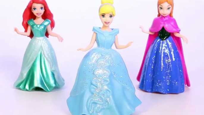 Play Doh Disney Princess Cinderella Princess Ariel Princess Anna Frozen Magiclip Dolls