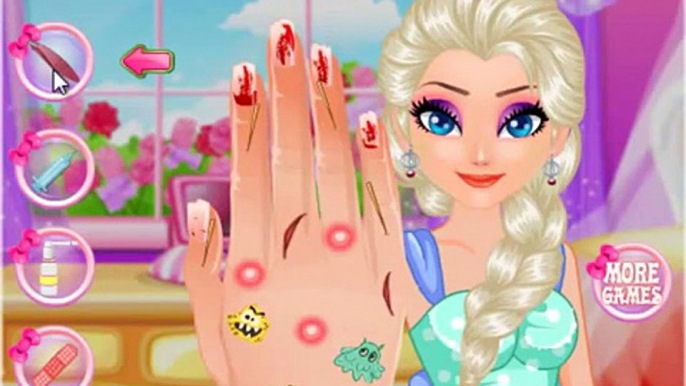 Princess Elsa Beauty Salon - Nail & Hair Salon And Back & Leg Spa Games For Girls