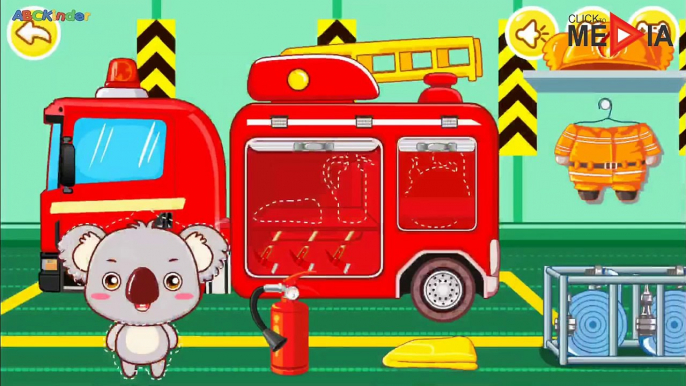 Feuerwehrauto cartoons für kinder, Kleine Feuerwehrmann - Spiele für Kinder, firetruck for kids-7VYWr