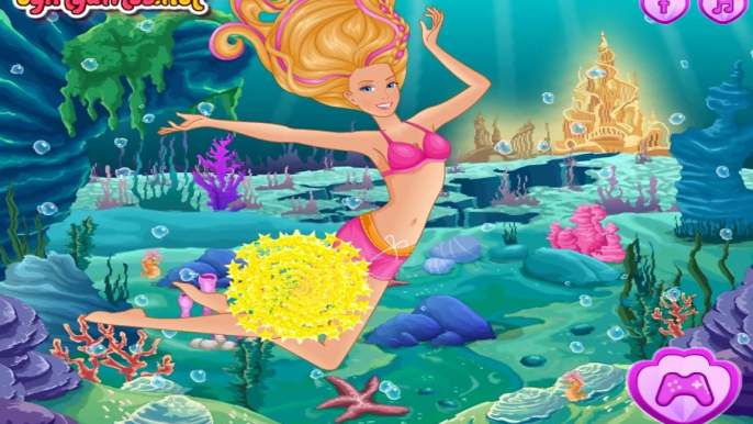 Barbie Mermaid Princess - Barbie Makeup and Dress Up Games for Girls