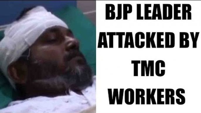 BJP leader, workers attacked by TMC workers : Watch video Oneindia News