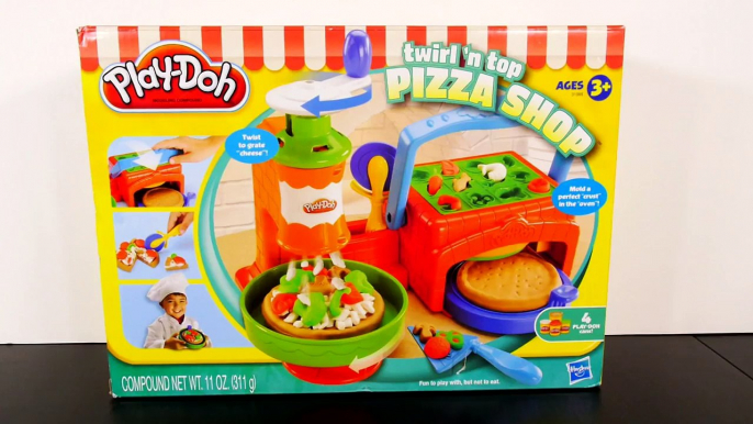Play Doh Twirl n top Pizza Shop Pizzeria Playset - Make Pizzas with Playdough by Disneyco