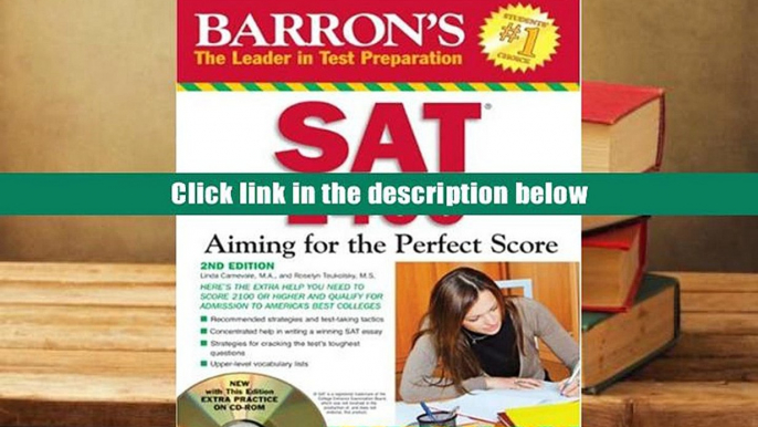 Epub  Barron s SAT 2400 with CD-ROM: Aiming for the Perfect Score For Ipad