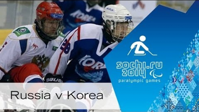 Russia v Korea full game | Group stage  | Ice sledge hockey | Sochi 2014 Paralympic Winter Games