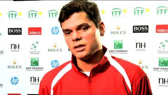 Official Davis Cup by BNP Paribas Interview - Milos Raonic