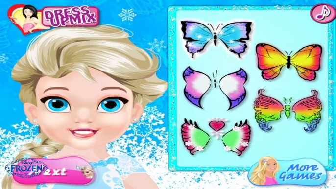 Искусство бабочка дисней Эльза лицо для замороженный замороженные Игры Дети составить Руководство видео