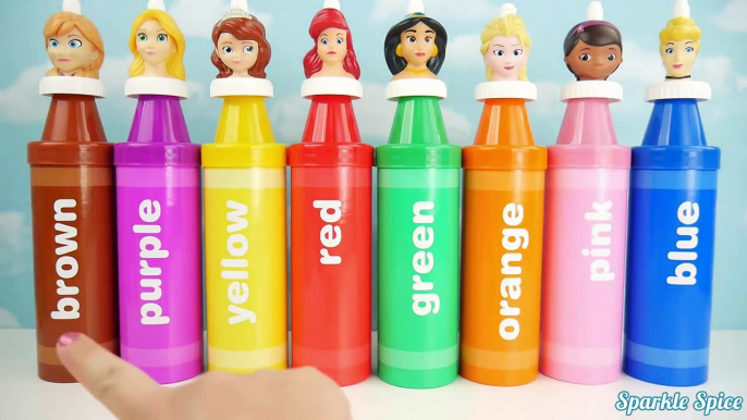 Disney Princess Finger Family Nursery Rhymes Microwave PEZ Play Doh Dress Learn Colors Best Videos-N8