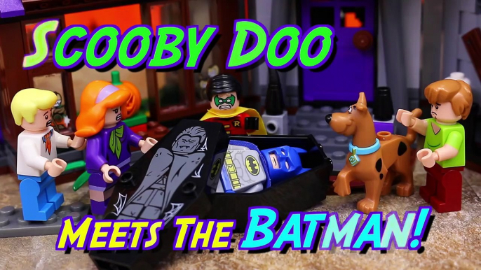 Scooby Doo Lego Mystery Mansion Finds Robin and Batman Legos with Shaggy Freddy Daphne and Velma-3igMb5